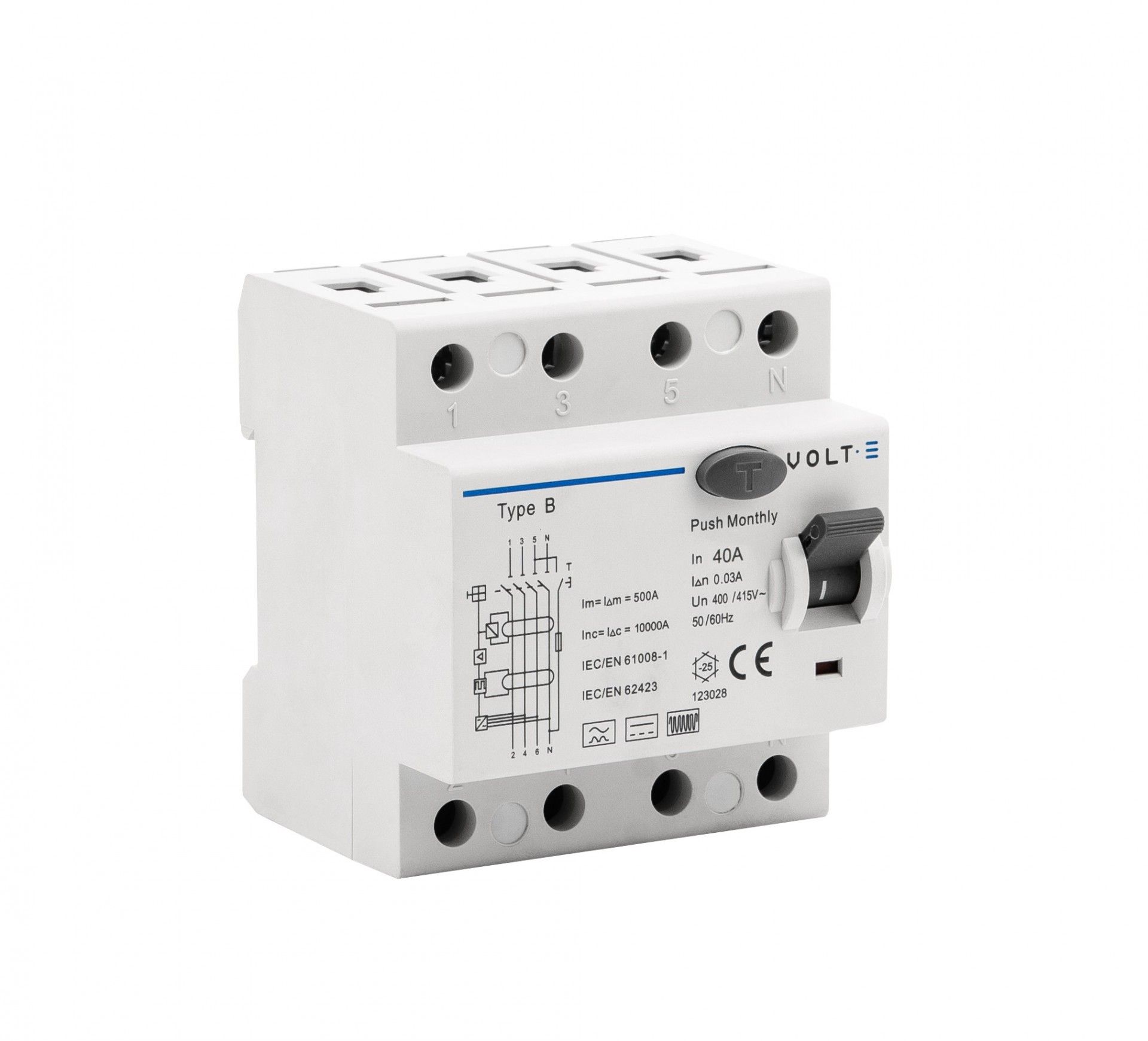 Diferencial Residual Tipo B 4P 40A