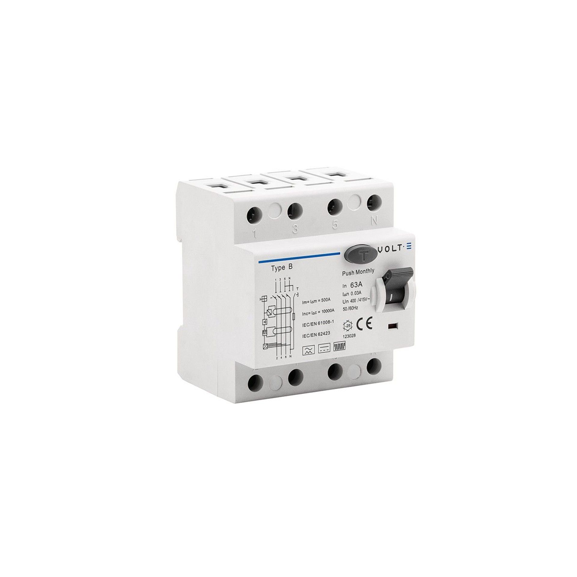 Diferencial Residual Tipo B 4P 63A