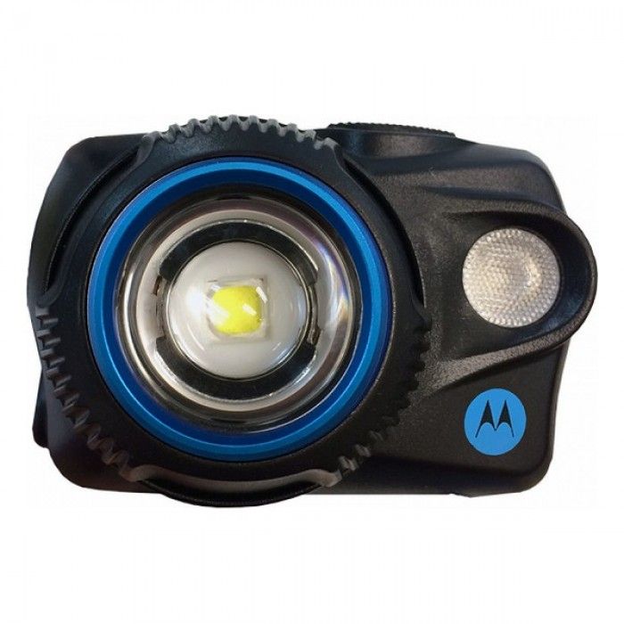 Lanterna Motorola MHP-250 Preto Lanterna frontal Azul
