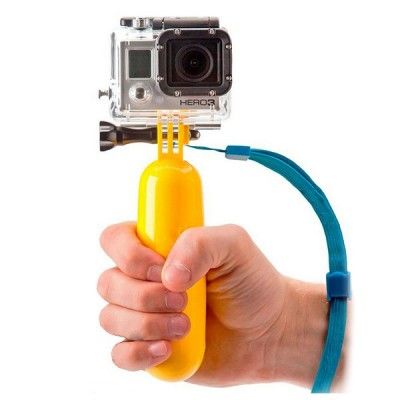 Selfie-stick Flutuante para a Câmara Desportiva KSIX Amarelo