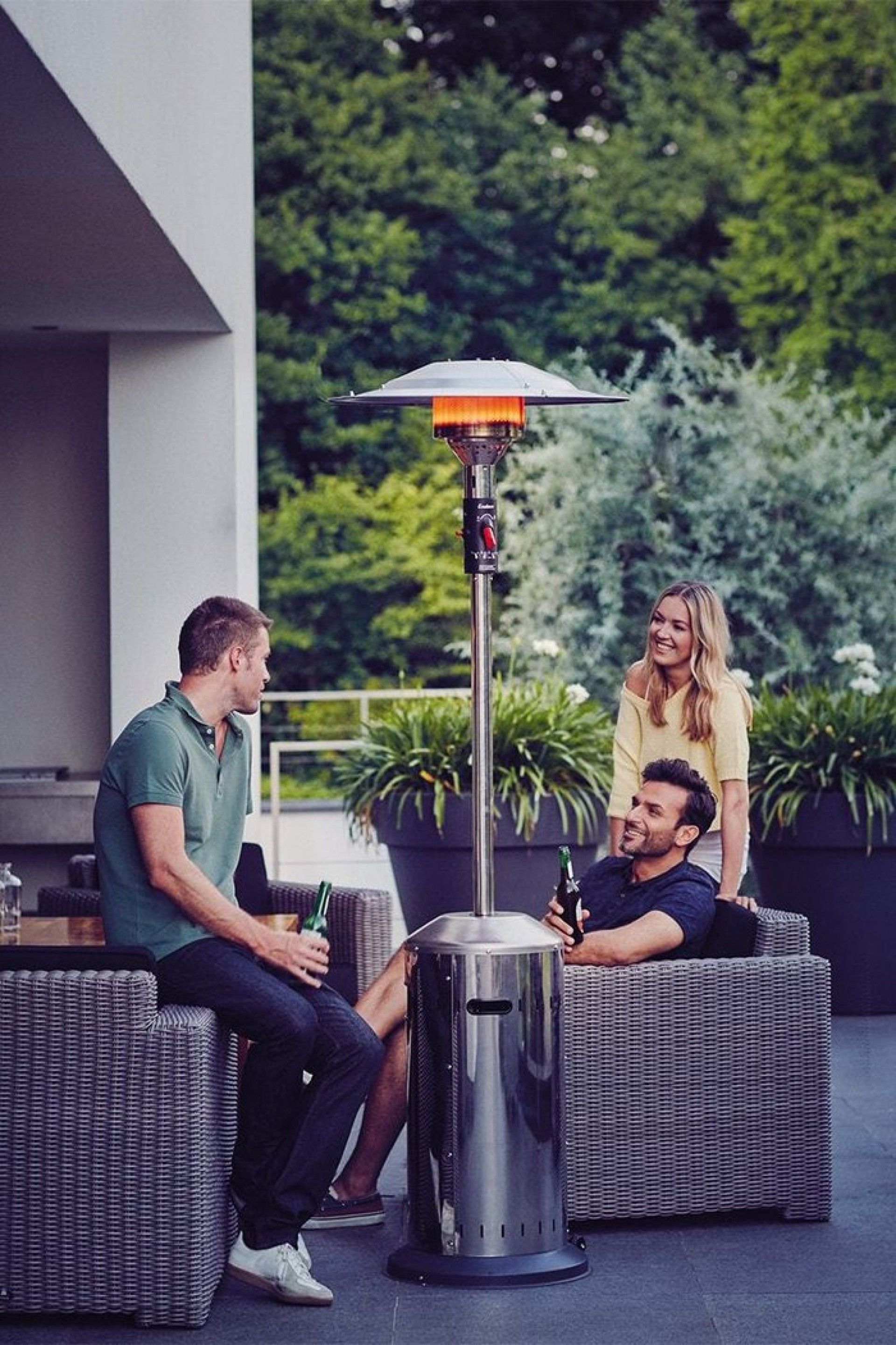 Aquecedor Exterior Inox