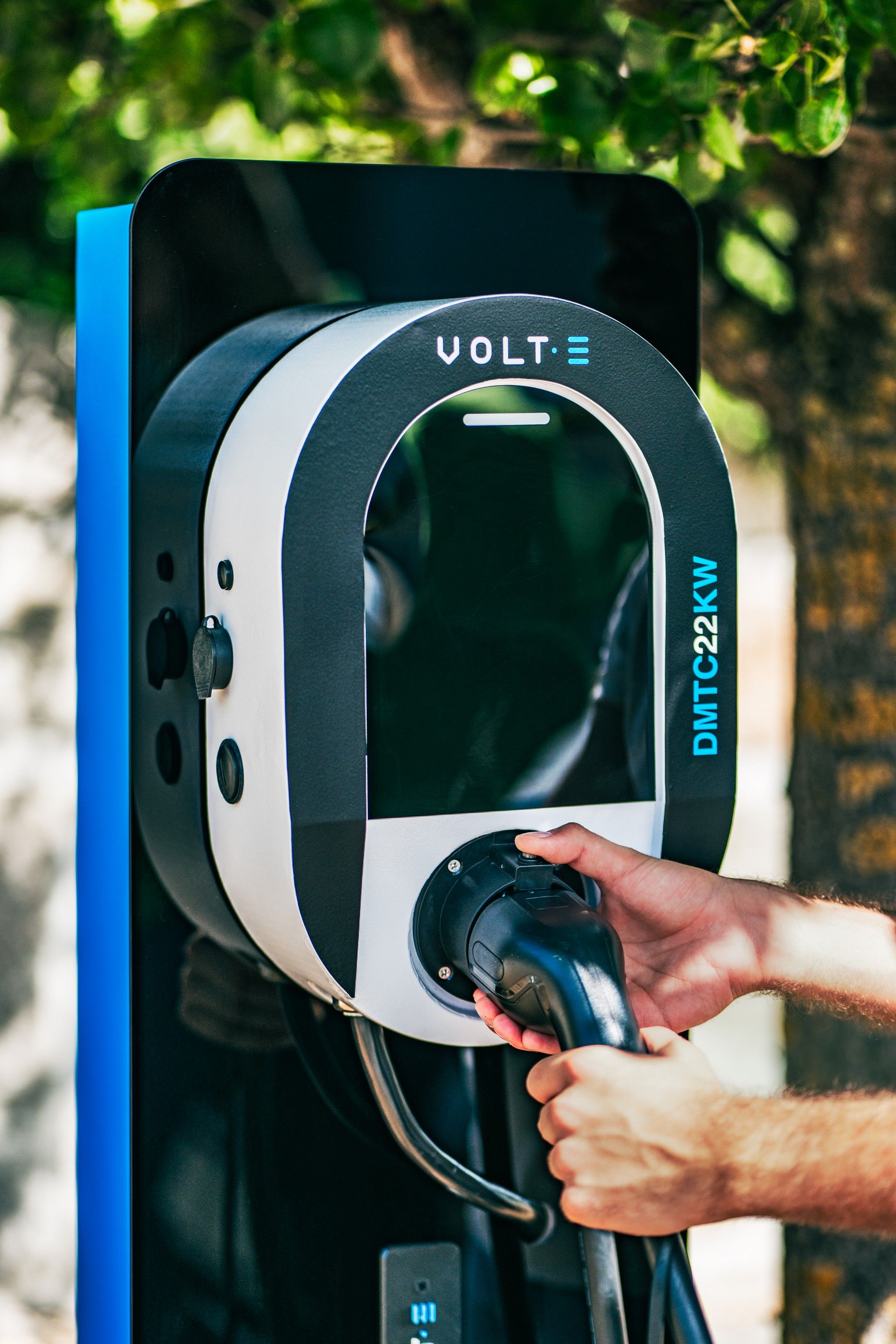 Wallbox em AC com cabo tipo II Incorporado