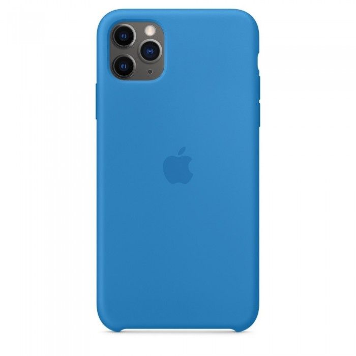 Capa em silicone Para iPhone 11 Pro Max - azul surf