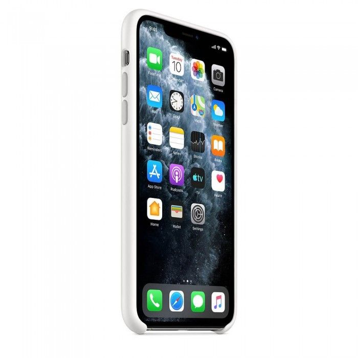 Capa em silicone Para iPhone 11 Pro Max - Branco