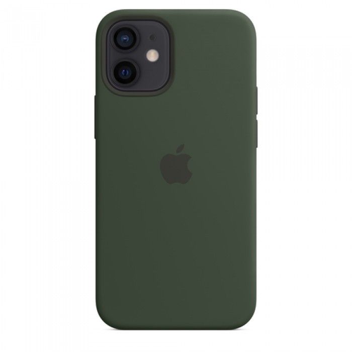 Capa em Silicone c/ MagSafe Para iPhone 12 Mini - Verde Chipre