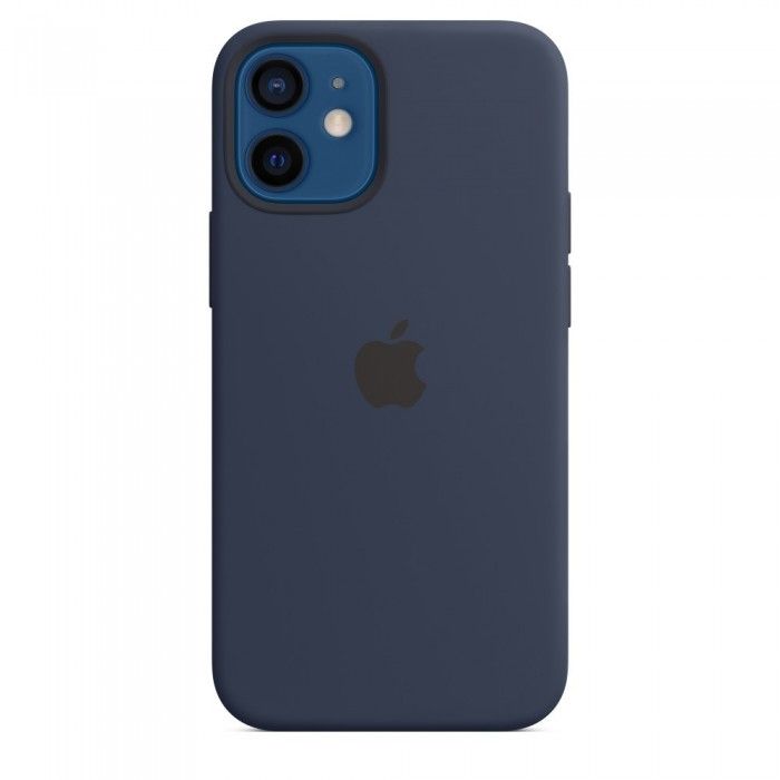 Capa em Silicone c/ MagSafe Para iPhone 12 Mini - Azul Profundo