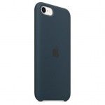 Capa Silicone iPhone SE (Azul abissal)