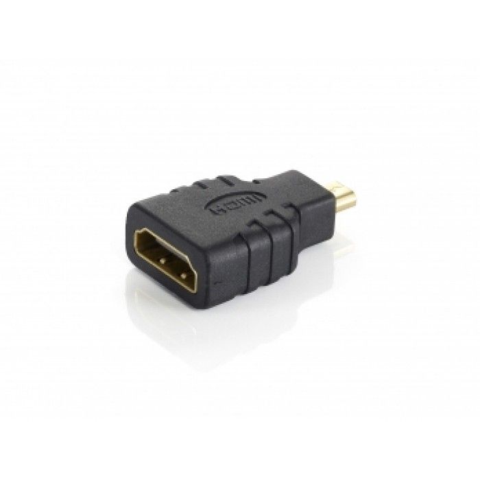 microHDMI (Type D) > HDMI (Type A) Adaptador M / F. Preto