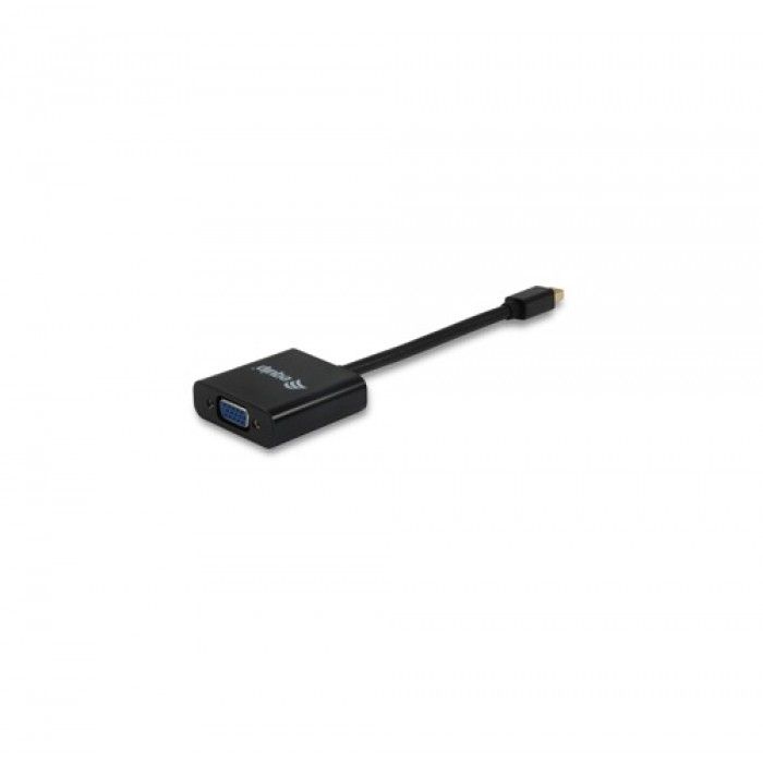 Adaptador Mini DisplayPort Macho > VGA Femea Preto