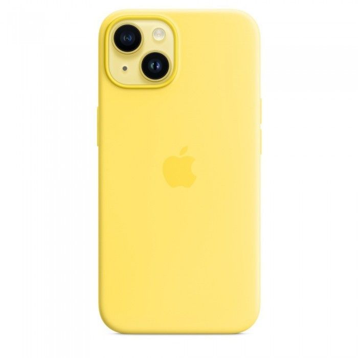 Capa Silicone MagSafe iPhone 14 - Amarelo can?rio