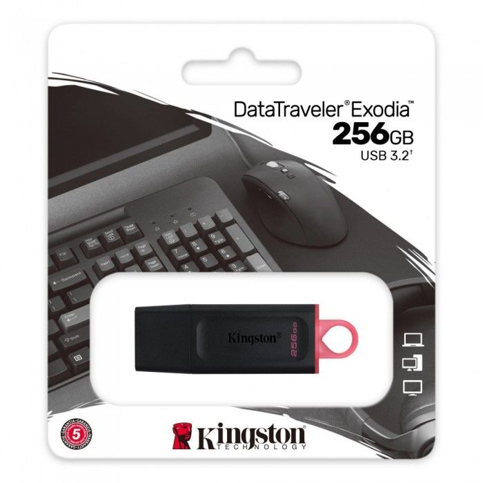 Pen DataTraveler DTX 256GB USB 3.2 Gen1 Preto