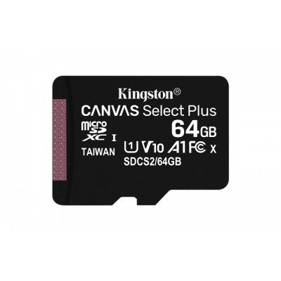 Canvas Select Plus Carto de Memria flash (Adaptador microSDXC para SD Includo) 64 GB A1 / Video C