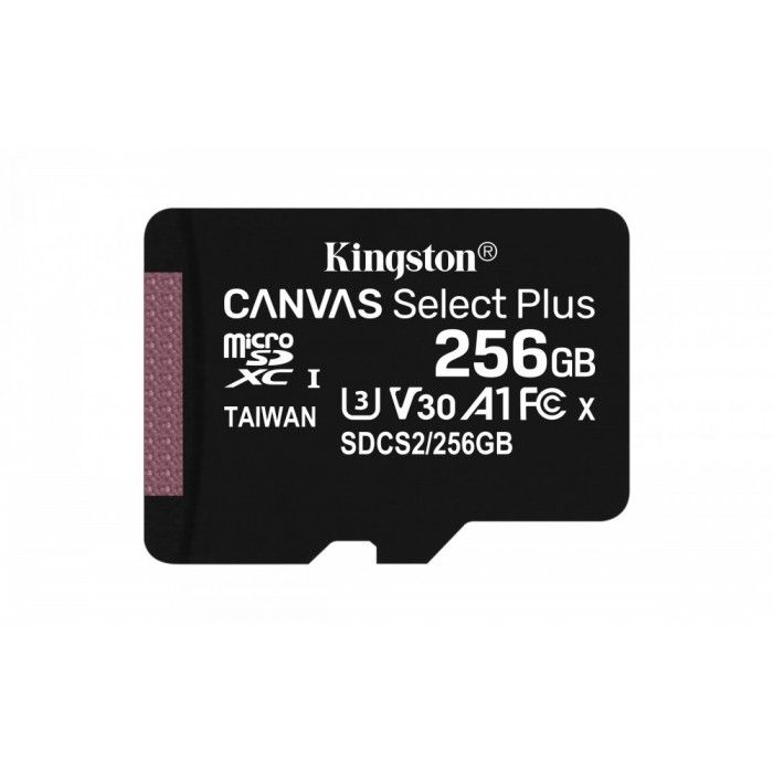 SD 256GB Micro SDXC 100R A1 C10 Card C/Adaptador