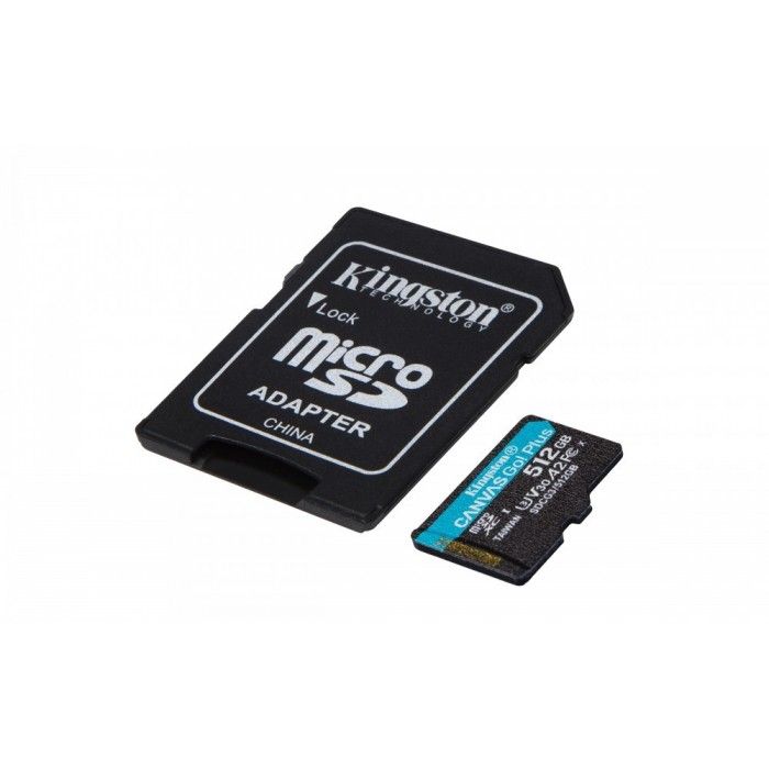 Carto de Memria MicroSD Canvas Go Plus 512GB Class10 UHS-I U3 V30 A2 170MB/s 90MB/s