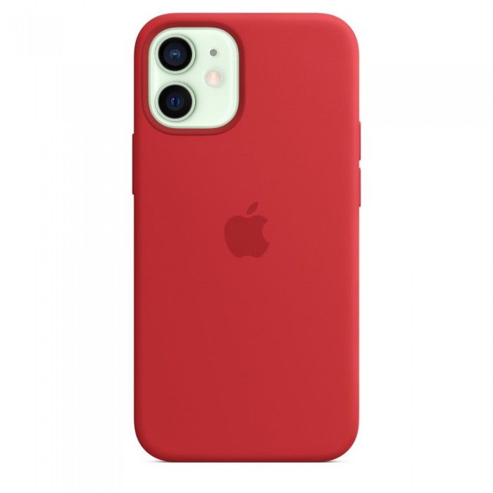 Capa em Silicone c/ MagSafe Para iPhone 12 Mini - (PRODUCT)RED