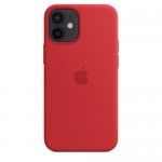 Capa em Silicone c/ MagSafe Para iPhone 12 Mini - (PRODUCT)RED