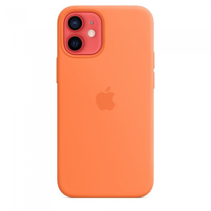 Capa em Silicone c/ MagSafe Para iPhone 12 Mini - Kumquat