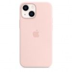 Capa Silicone/MagSafe iPhone 13 Mini Giz rosa