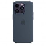 iPhone 14 Pro Silicone MagSafe - Azul trovoada