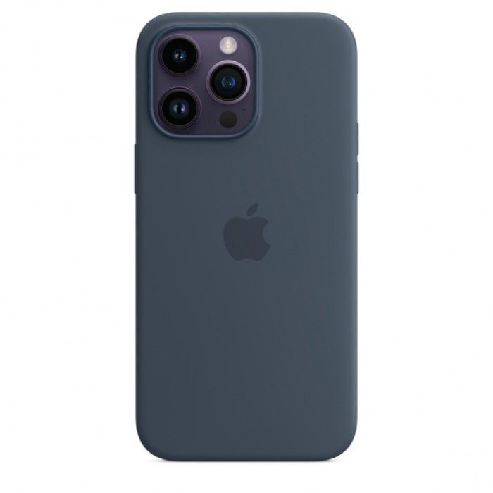 iPhone 14 Pro Max Silicone MagSafe - Azul trovoada