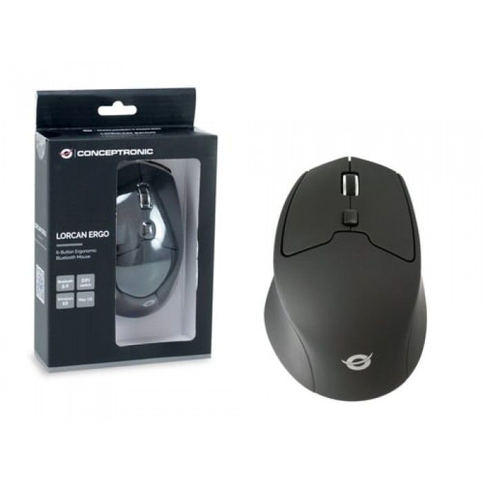 Conceptronic LORCAN02B Ergo rato Mo direita Bluetooth tico 1600 DPI