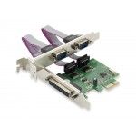 3-Portas Serial Parallel PCIe Card: Parallel x 1: Serial x 2