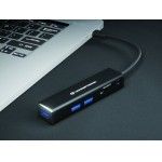 HUB USB-C 3.0 3XUSB 3.0 + LEITOR de cartes