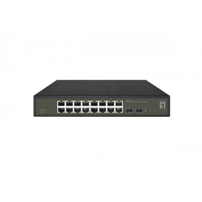 LevelOne GES-2118 switch de rede Gerido L2 Gigabit Ethernet (10/100/1000) Preto