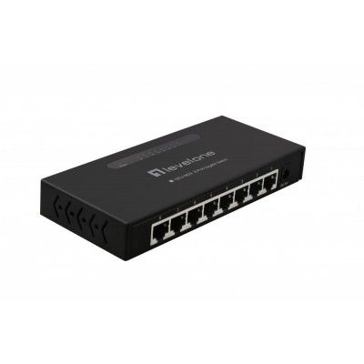 LevelOne GEU-0822 switch de rede No-gerido Gigabit Ethernet (10/100/1000) Preto