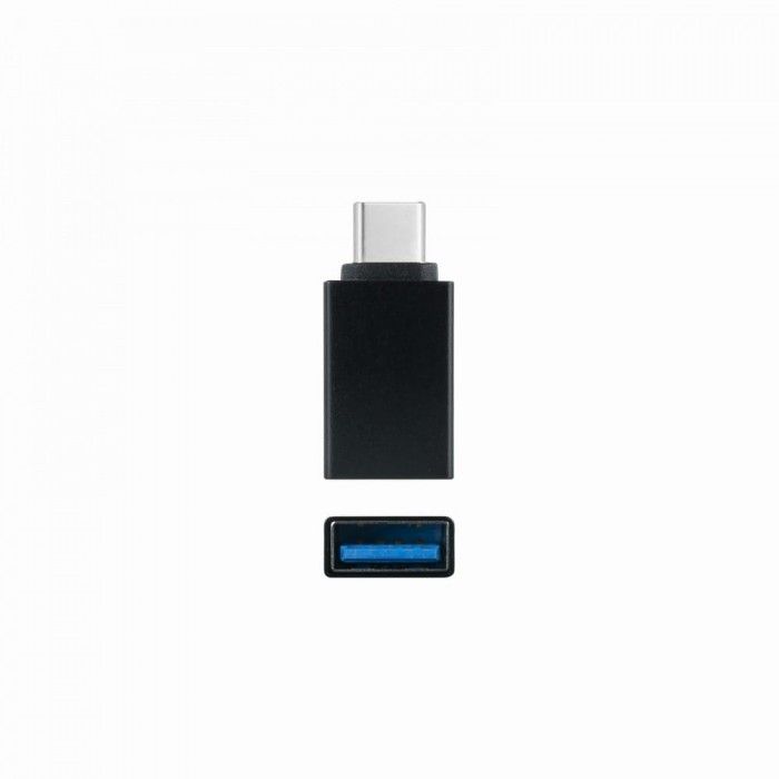 Adaptador USB-C/M a USB 3.1/H. ALUMINIO Preto