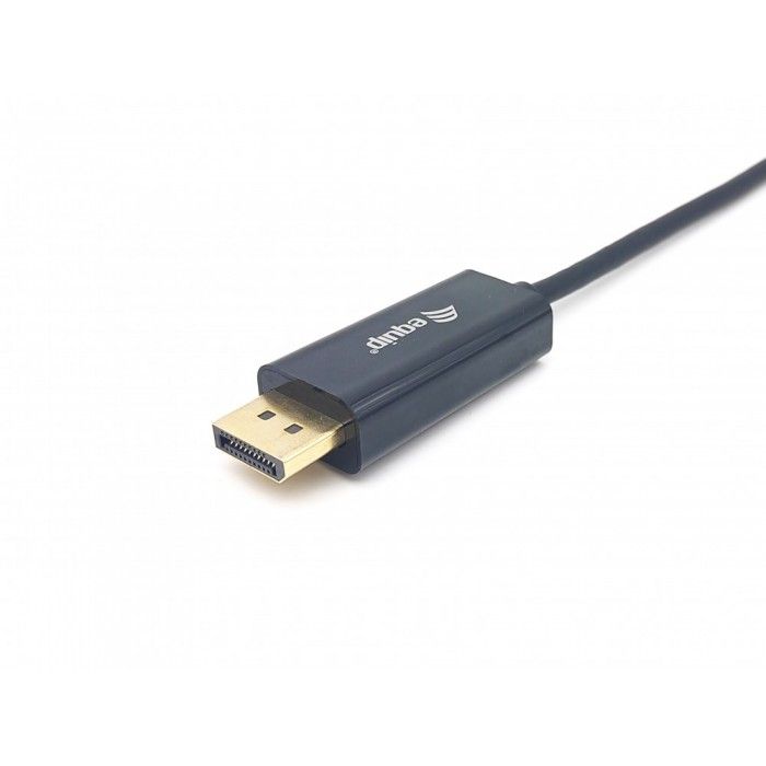 Equip 133427 adaptador de cabo de vdeo 2 m USB Type-C DisplayPort Cinzento