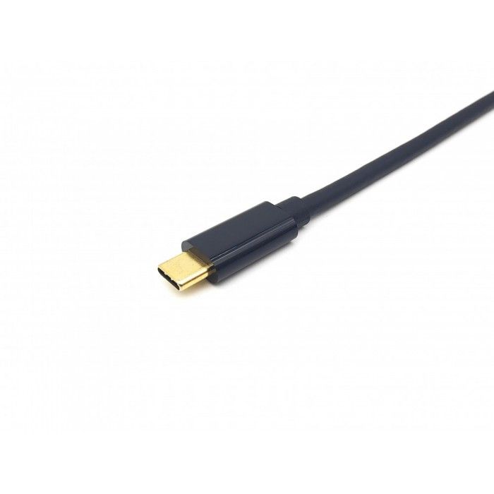 Equip 133427 adaptador de cabo de vdeo 2 m USB Type-C DisplayPort Cinzento