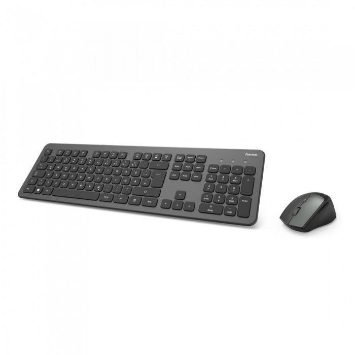 Combo Wireless Teclado/Rato, Anthracite/Preto