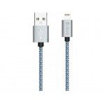 Cabo Tube USB para Lightning 1m Azul