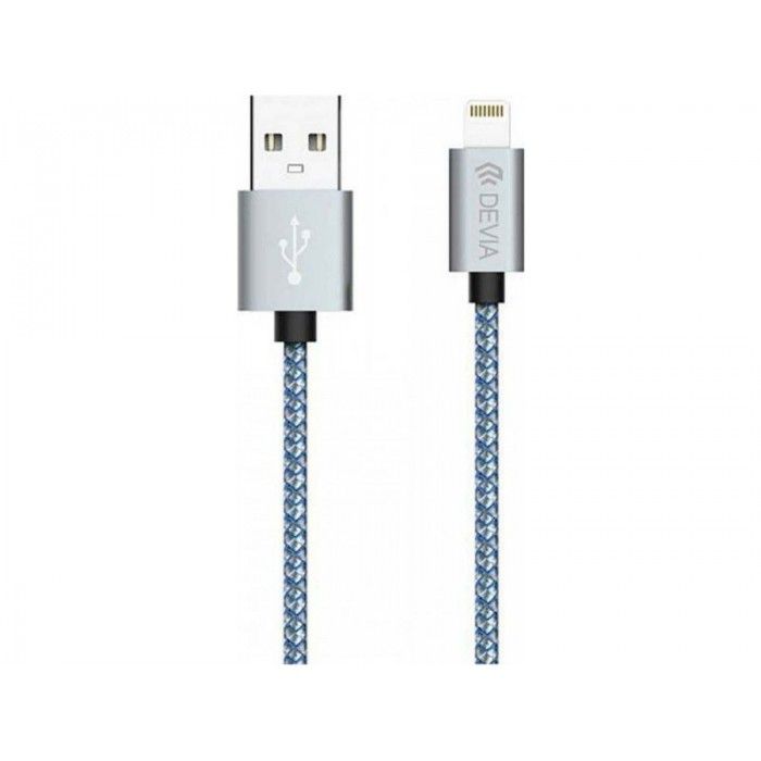 Cabo Tube USB para Lightning 1m Azul