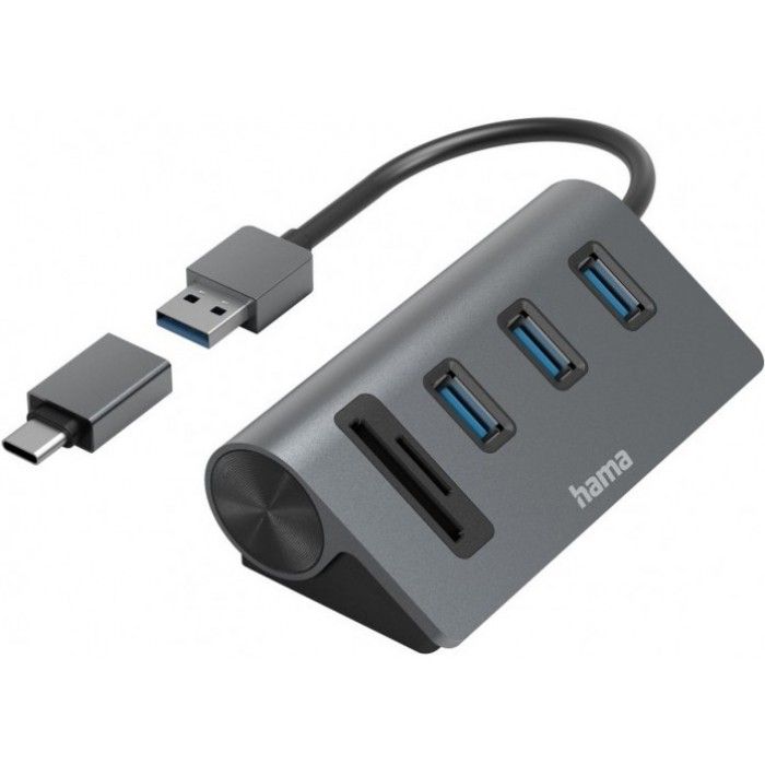 Hub USB Card Reader 5 Portas