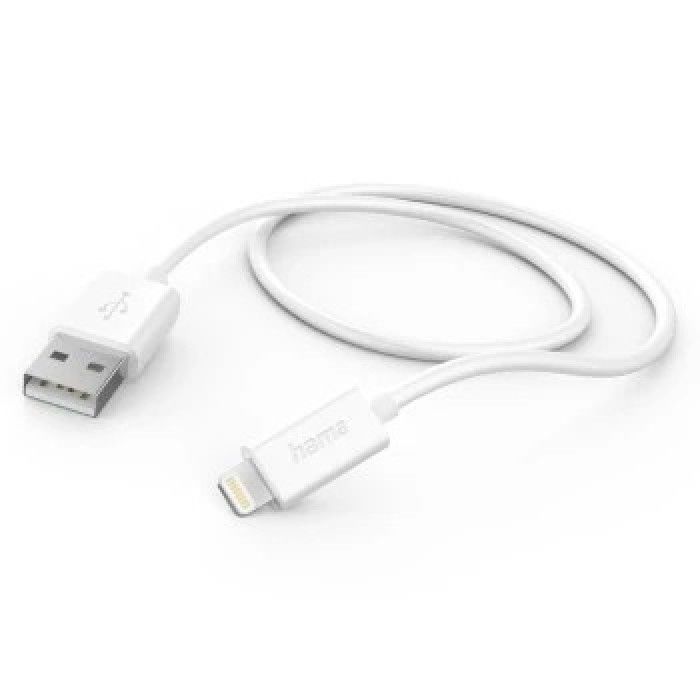 Cabo USB-A-Lightning 1 M Branco
