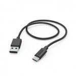 Cabo USB-A-USB-C,1,0M Preto