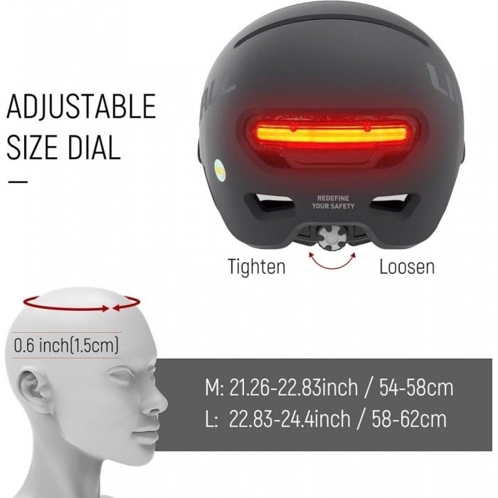 Capacete Livall SMART Helmet L23 Dark Night TAM M