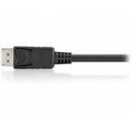 Display Port Cable M / M 3.0m. Preto. with latch