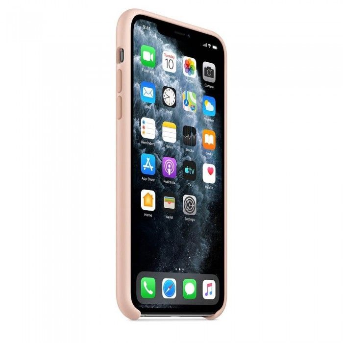 Capa em silicone Para iPhone 11 Pro Max - Rosa-Areia