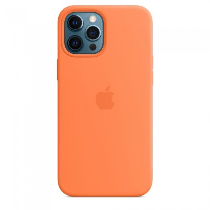 Capa em Silicone c/ MagSafe Para iPhone 12 Pro Max - Kumquat