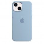 Capa Silicone iPhone 13 mini (Azul nevoeiro)