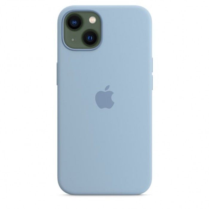 Capa Silicone iPhone 13 (Azul nevoeiro)