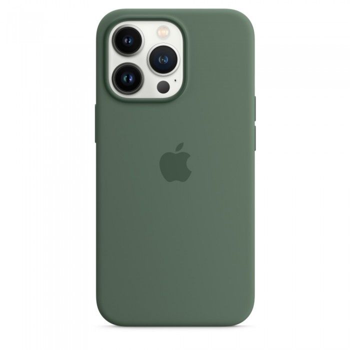 Capa Silicone iPhone 13 Pro (Eucalipto)