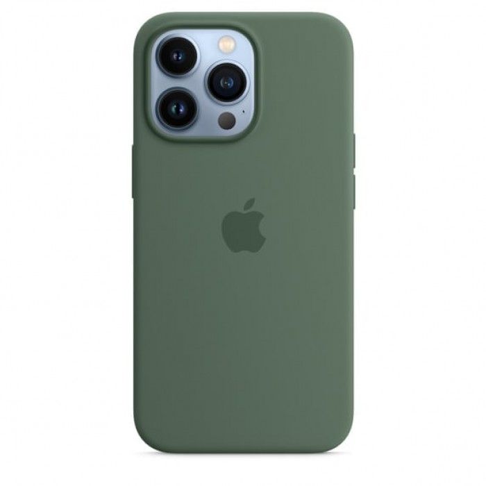 Capa Silicone iPhone 13 Pro (Eucalipto)