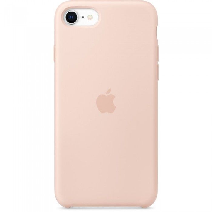 Capa de Silicone Para iPhone SE - Rosa Areia