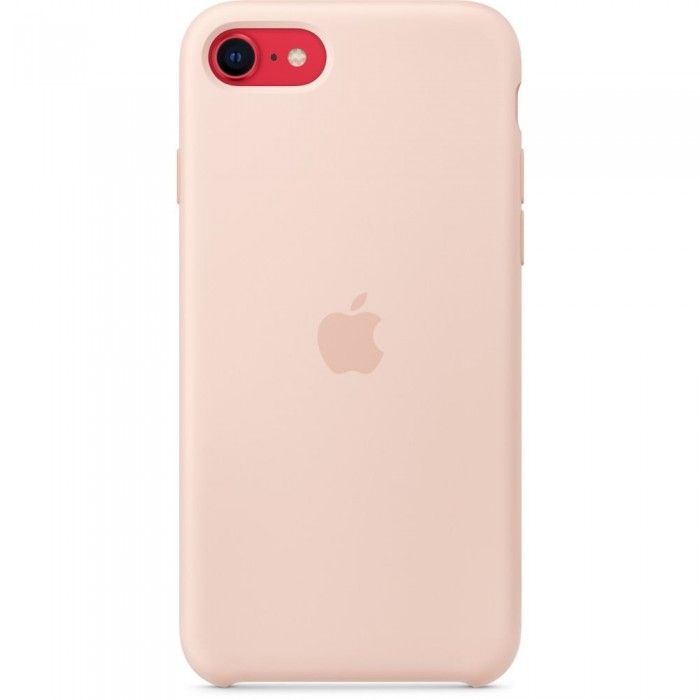 Capa de Silicone Para iPhone SE - Rosa Areia