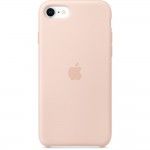 Capa de Silicone Para iPhone SE - Rosa Areia