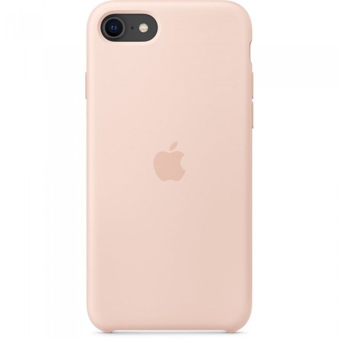 Capa de Silicone Para iPhone SE - Rosa Areia
